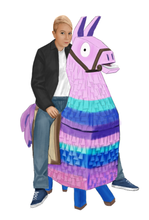 Load image into Gallery viewer, Colour with character - Person drawn with fortnite character  - Color drawing -drawings and portraits from your photos - drawking.com - Drawking